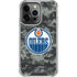 NHL Edmonton Oilers Camo iPhone 15 Pro Clear Case